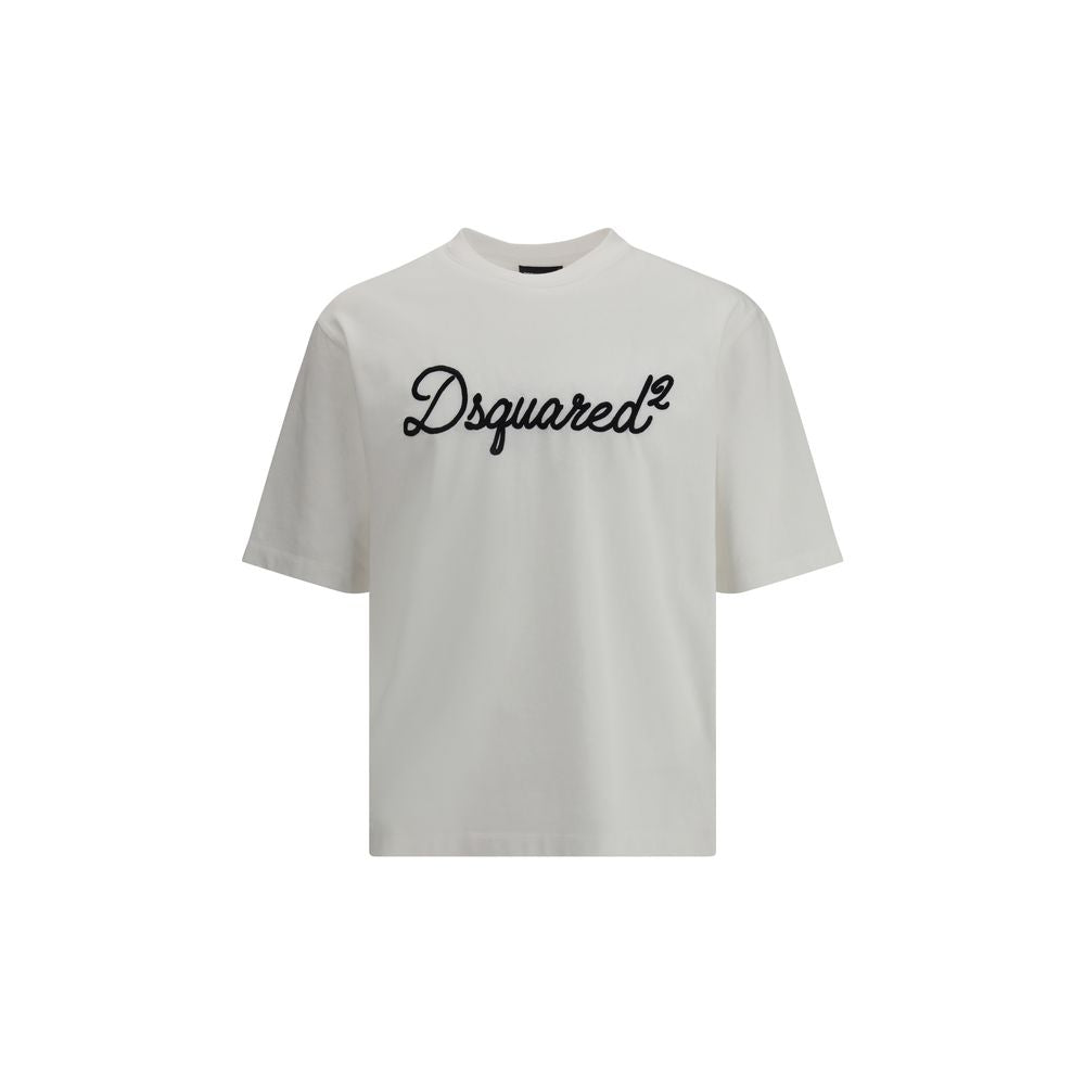 T-shirt bianca in cotone Dsquared²