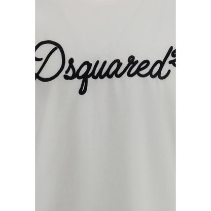 T-shirt bianca in cotone Dsquared²
