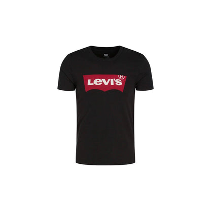 T-shirt nera in cotone Levi's