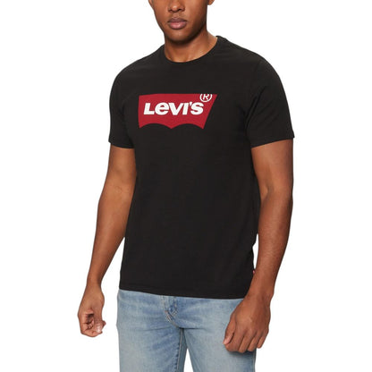 T-shirt nera in cotone Levi's