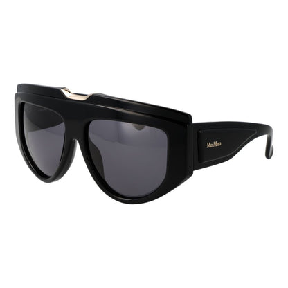 Lunettes de soleil Max Mara en acétate noir