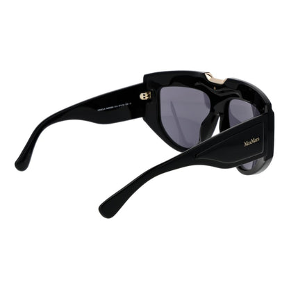 Lunettes de soleil Max Mara en acétate noir