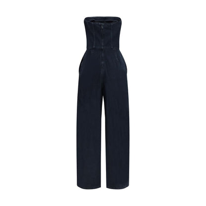 Tuta in cotone blu Agolde