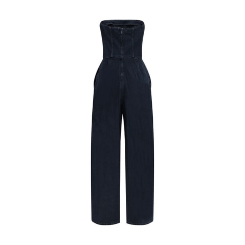 Salopette en coton bleu Agolde