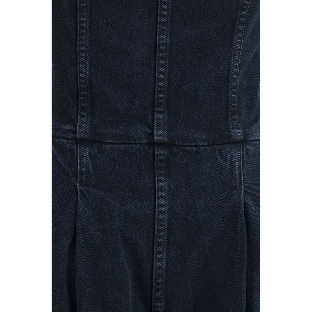 Salopette en coton bleu Agolde