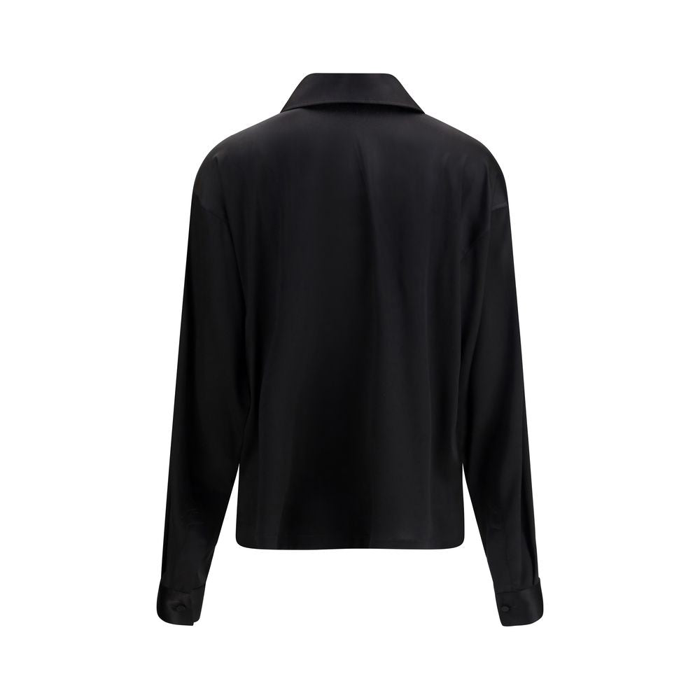 Camicia in seta nera Tom Ford