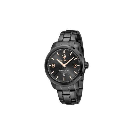 Orologio elegante Maserati in acciaio inossidabile grigio
