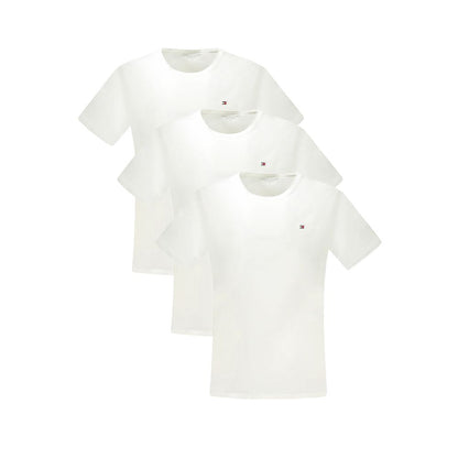 T-shirt en coton blanc Tommy Hilfiger pour homme