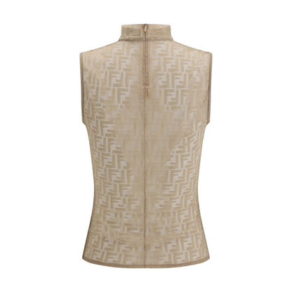 Fendi Multicolor Polyamide T-Shirt