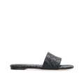 Mules in pelle di agnello nera Bottega Veneta