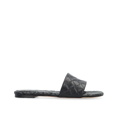 Mules in pelle di agnello nera Bottega Veneta
