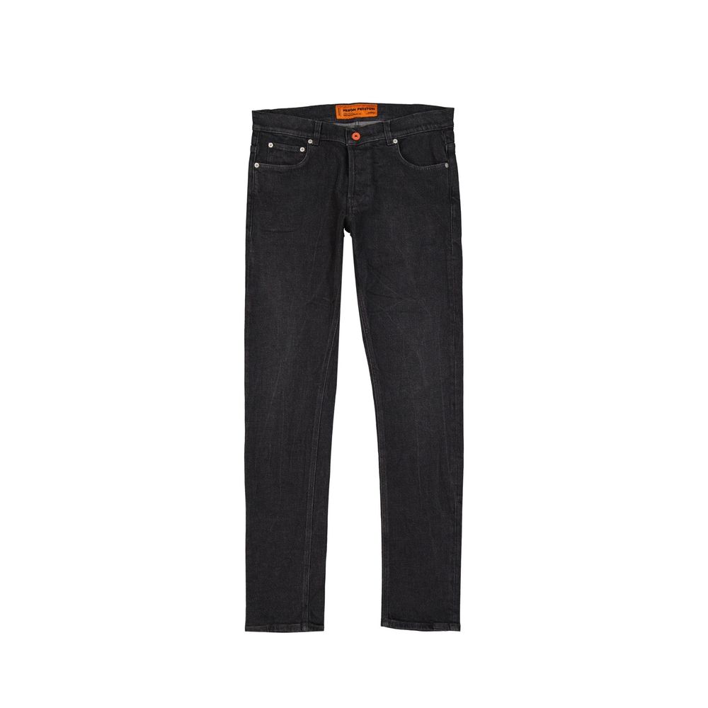 Jean slim en coton noir Heron Preston