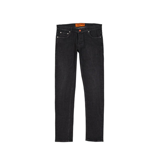 Jeans slim fit in cotone nero Heron Preston