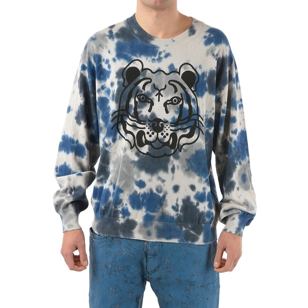 Felpa in cotone grigio Kenzo