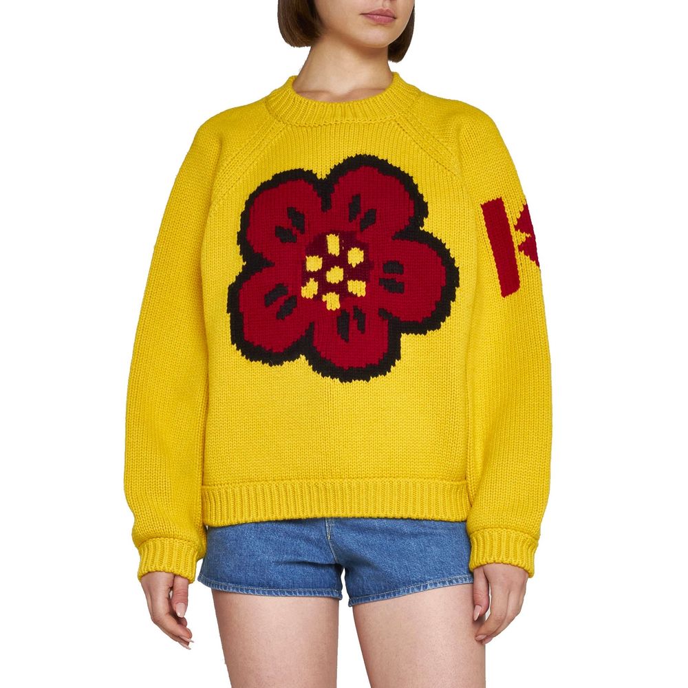 Sweat-shirt bicolore en coton Kenzo
