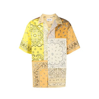 Camicia Kenzo in cotone bicolore con motivo
