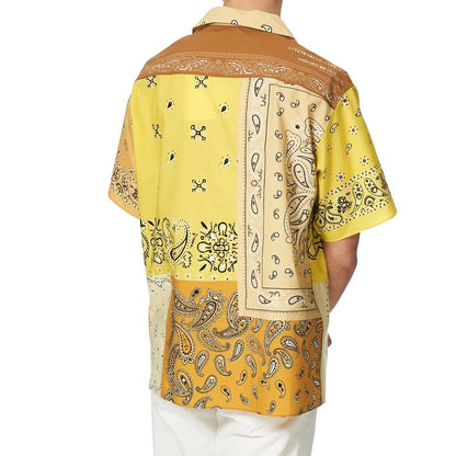 Camicia Kenzo in cotone bicolore con motivo