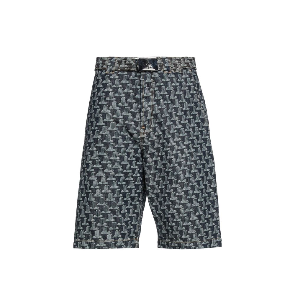 Short en jean bleu Lanvin