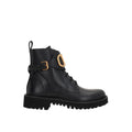 Valentino Garavani Black Calfskin Lace-Up Boots