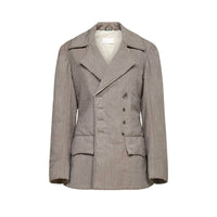 Blazer in lana marrone Maison Margiela