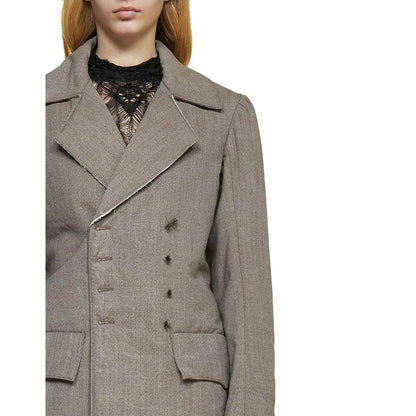 Blazer in lana marrone Maison Margiela