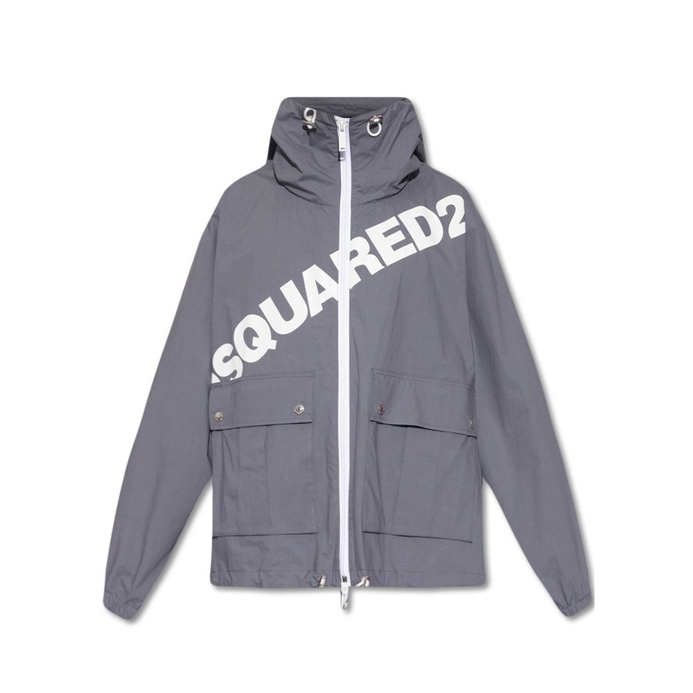 Giacca in cotone grigio Dsquared²