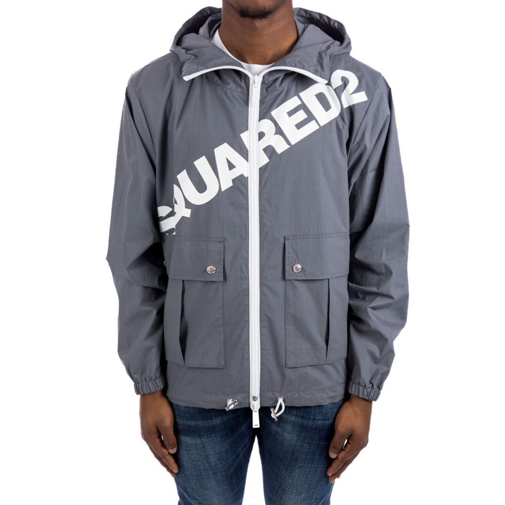 Giacca in cotone grigio Dsquared²