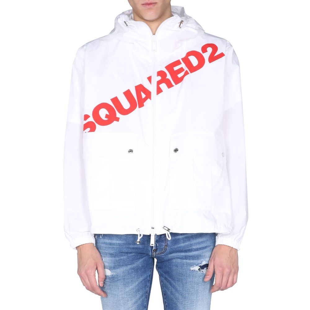 Giacca in cotone bianco Dsquared²