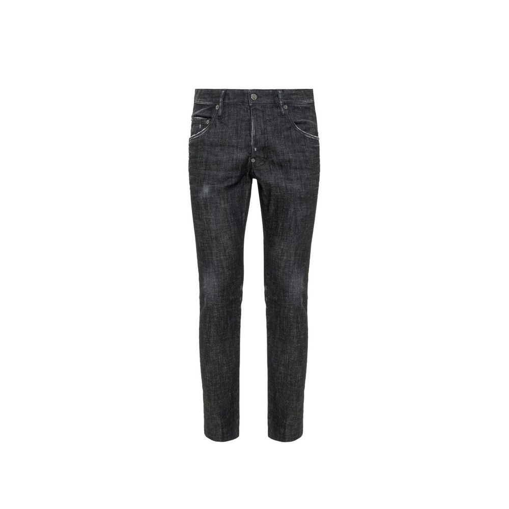 Jean slim en coton noir Dsquared²