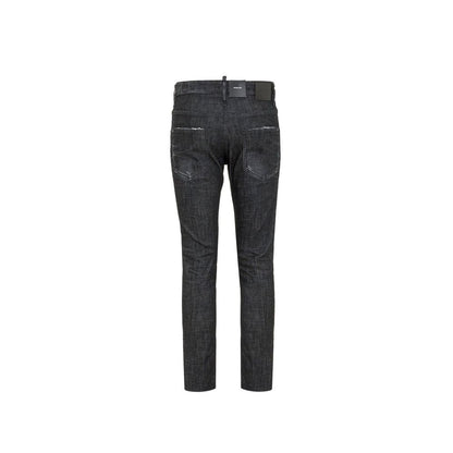 Jean slim en coton noir Dsquared²