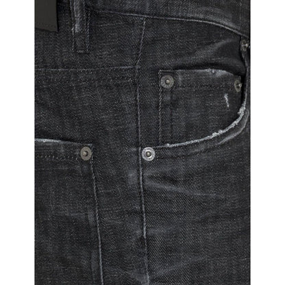 Jean slim en coton noir Dsquared²