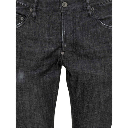 Jean slim en coton noir Dsquared²