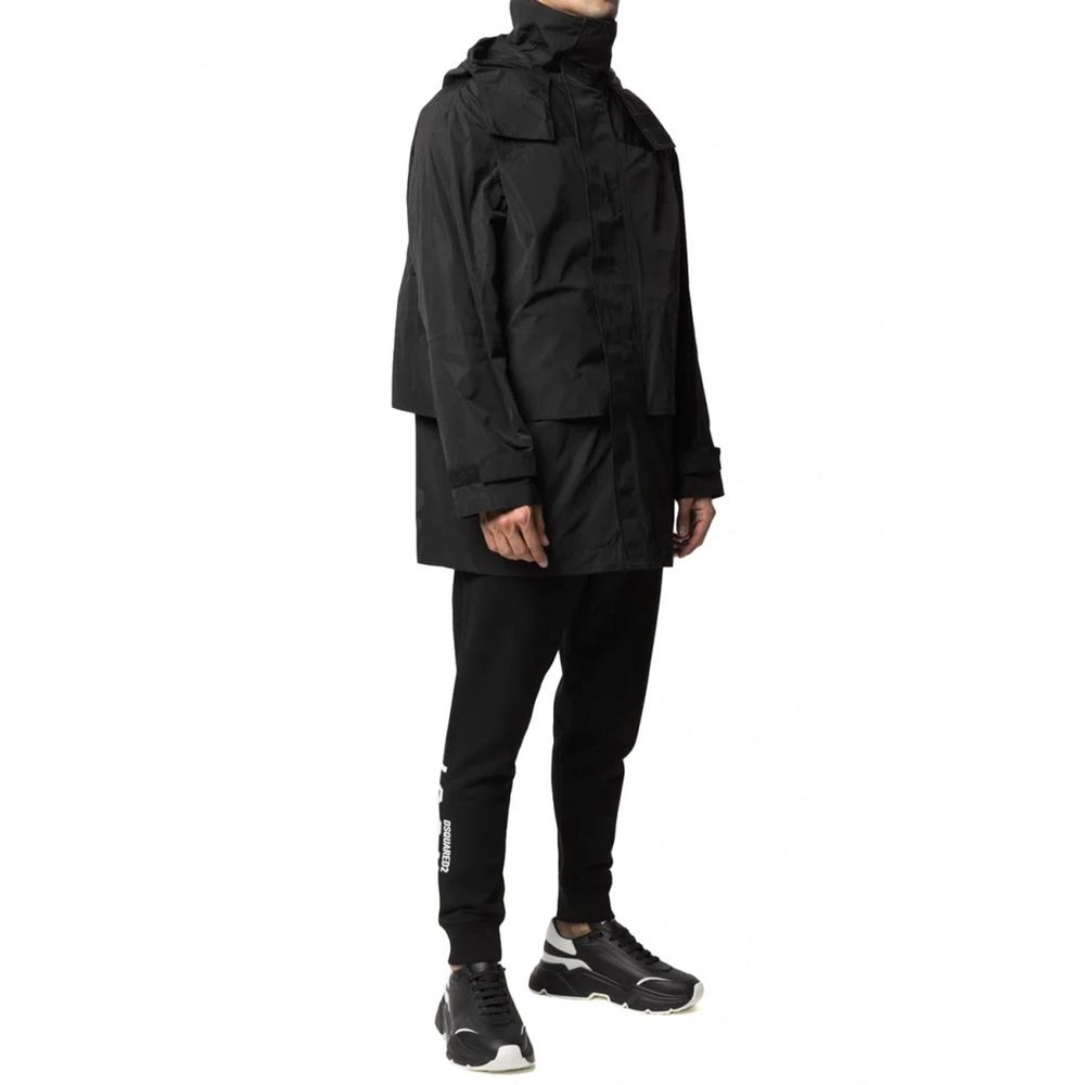 Giacca in nylon nero Dsquared²