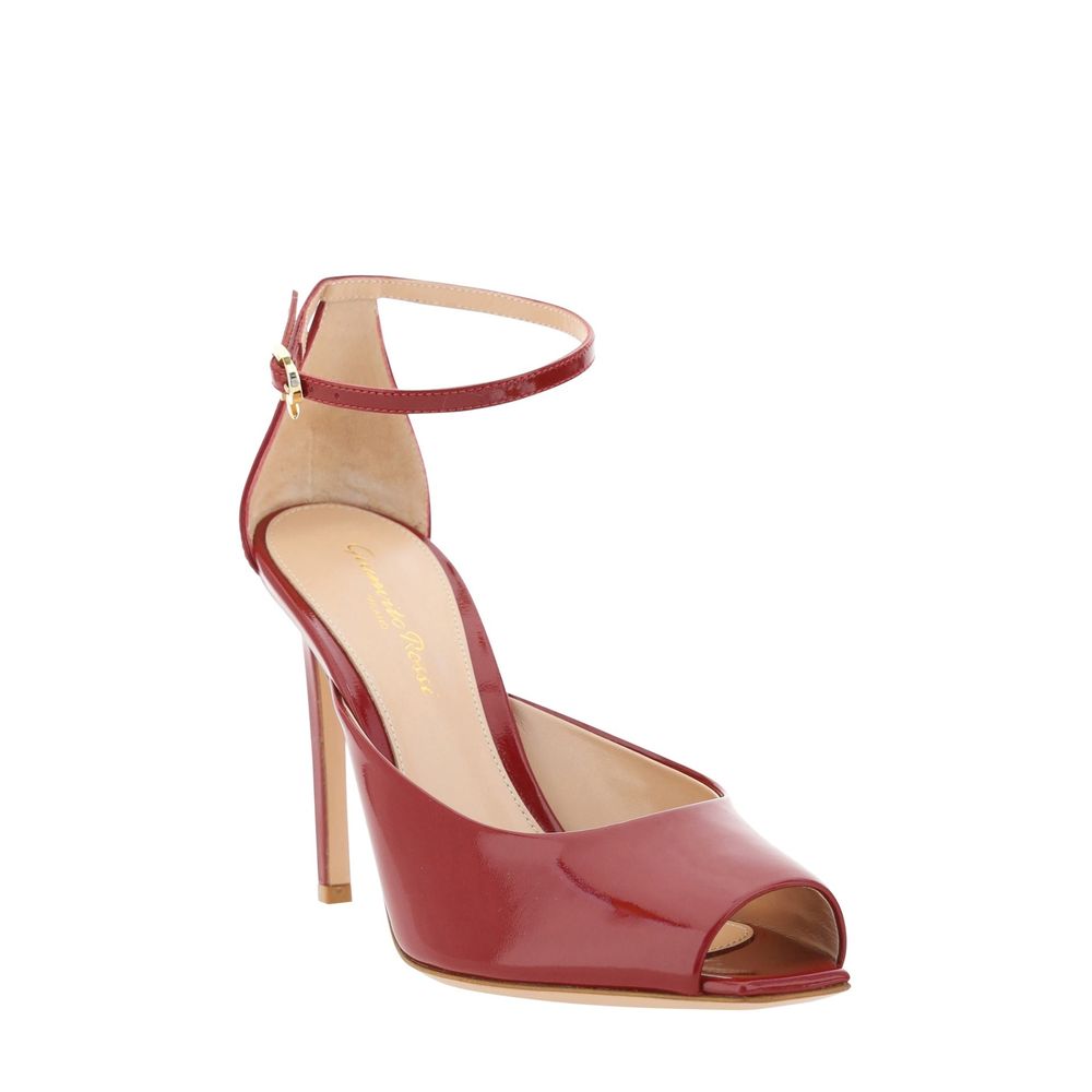 Gianvito Rossi Décolleté multicolore in pelle di vitello con tacco alto