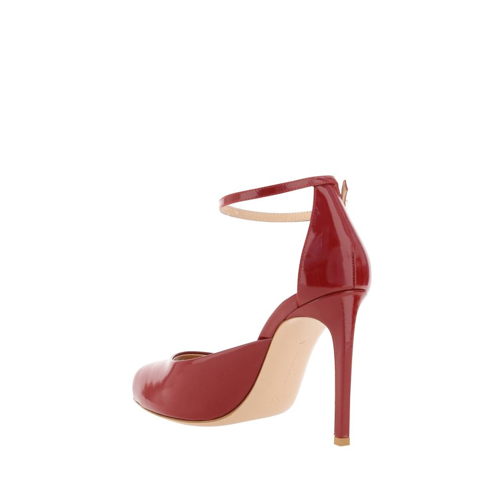 Gianvito Rossi Décolleté multicolore in pelle di vitello con tacco alto