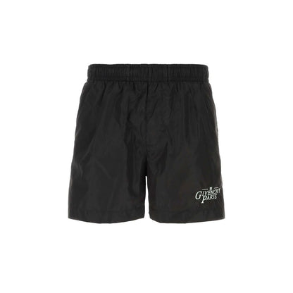 Pantaloncini da bagno in poliammide nero Givenchy