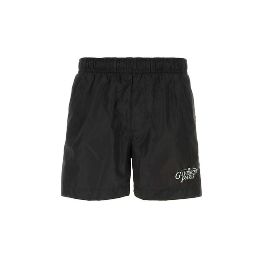 Pantaloncini da bagno in poliammide nero Givenchy