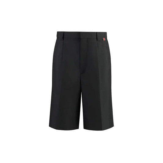 Bermuda Gucci in poliestere nero