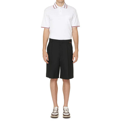 Bermuda Gucci in poliestere nero