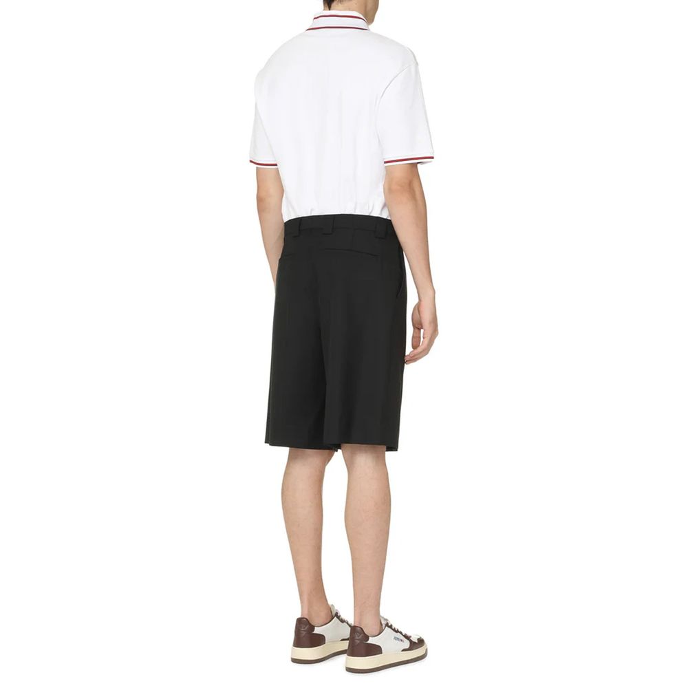 Bermuda Gucci in poliestere nero