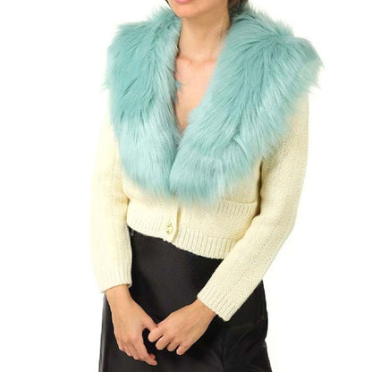 Cardigan Gucci in lana bianca