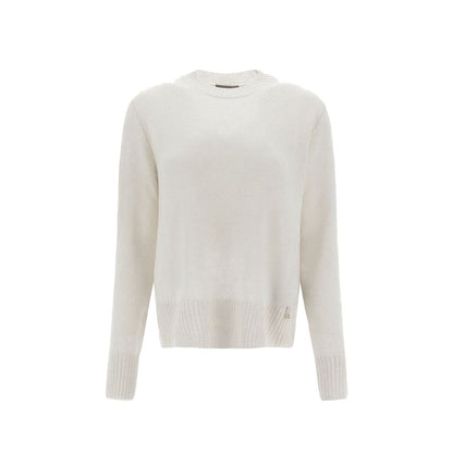 Pull en cachemire blanc Herno