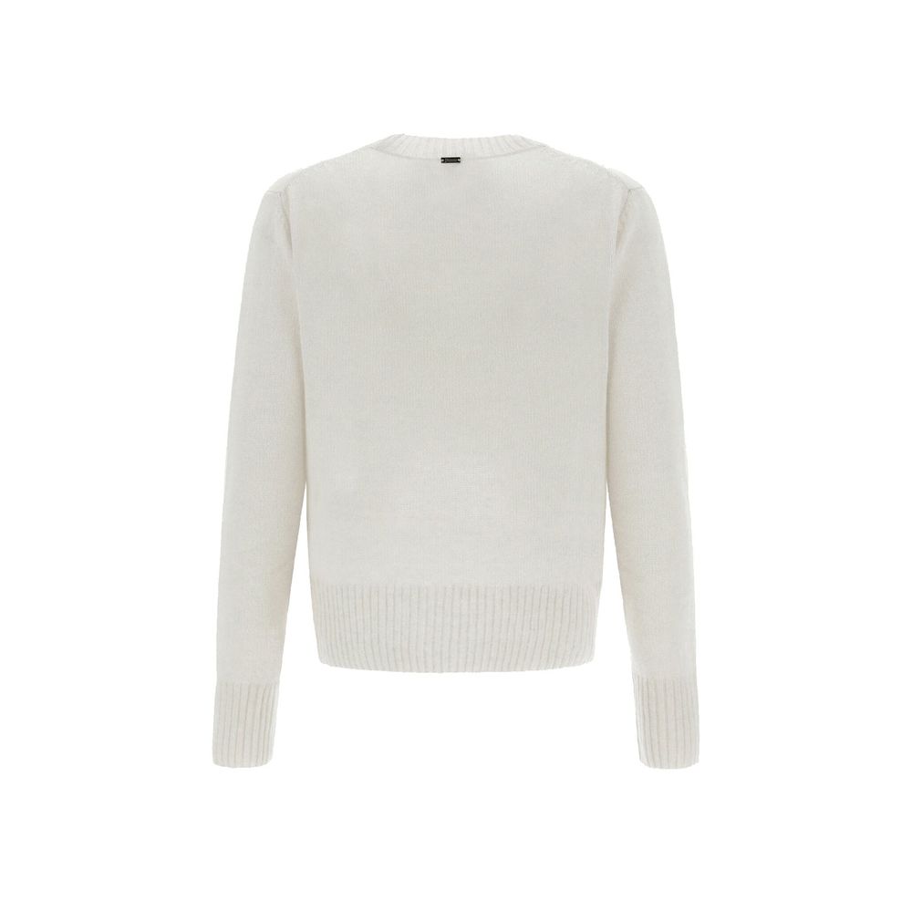 Pull en cachemire blanc Herno