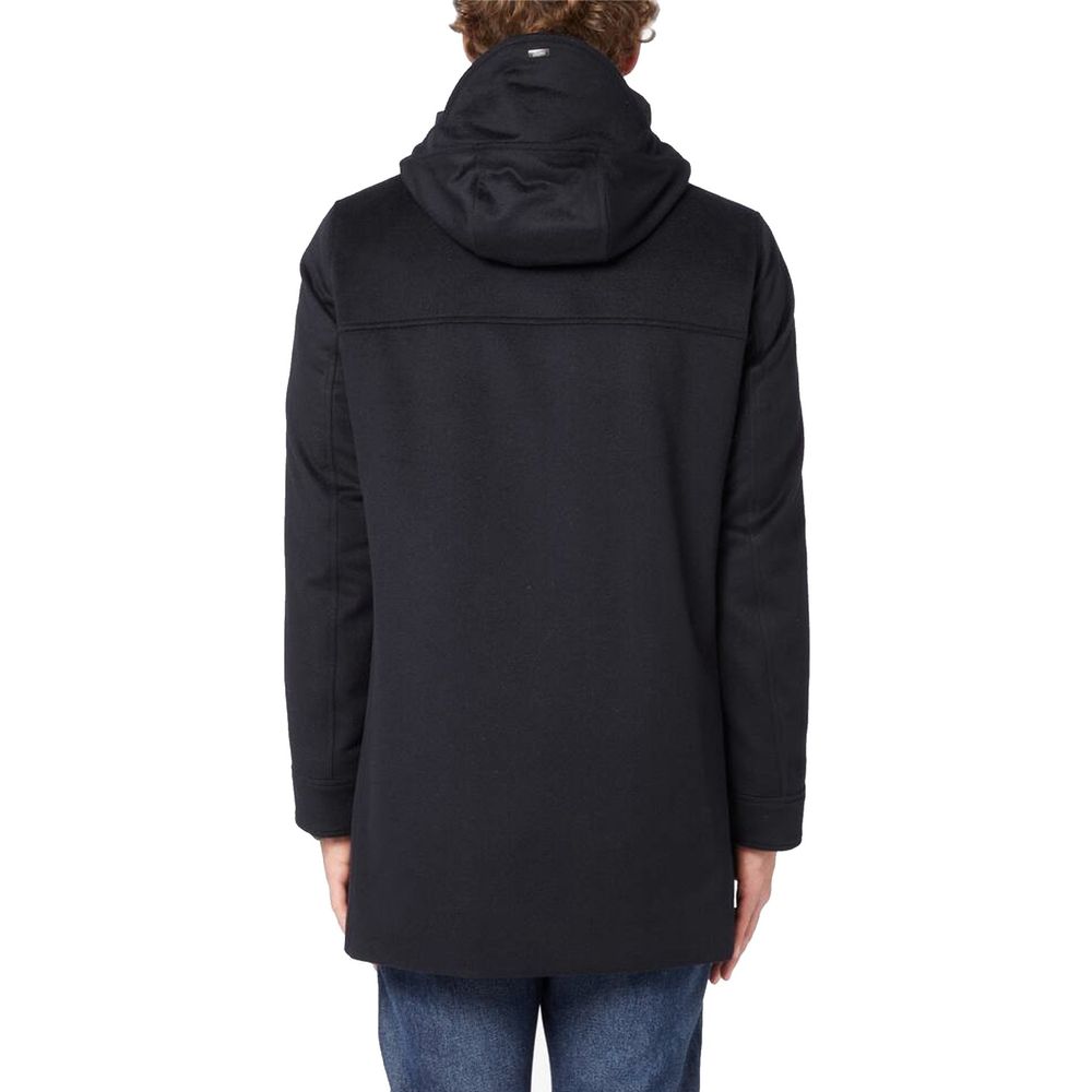 Manteau en cachemire noir Herno