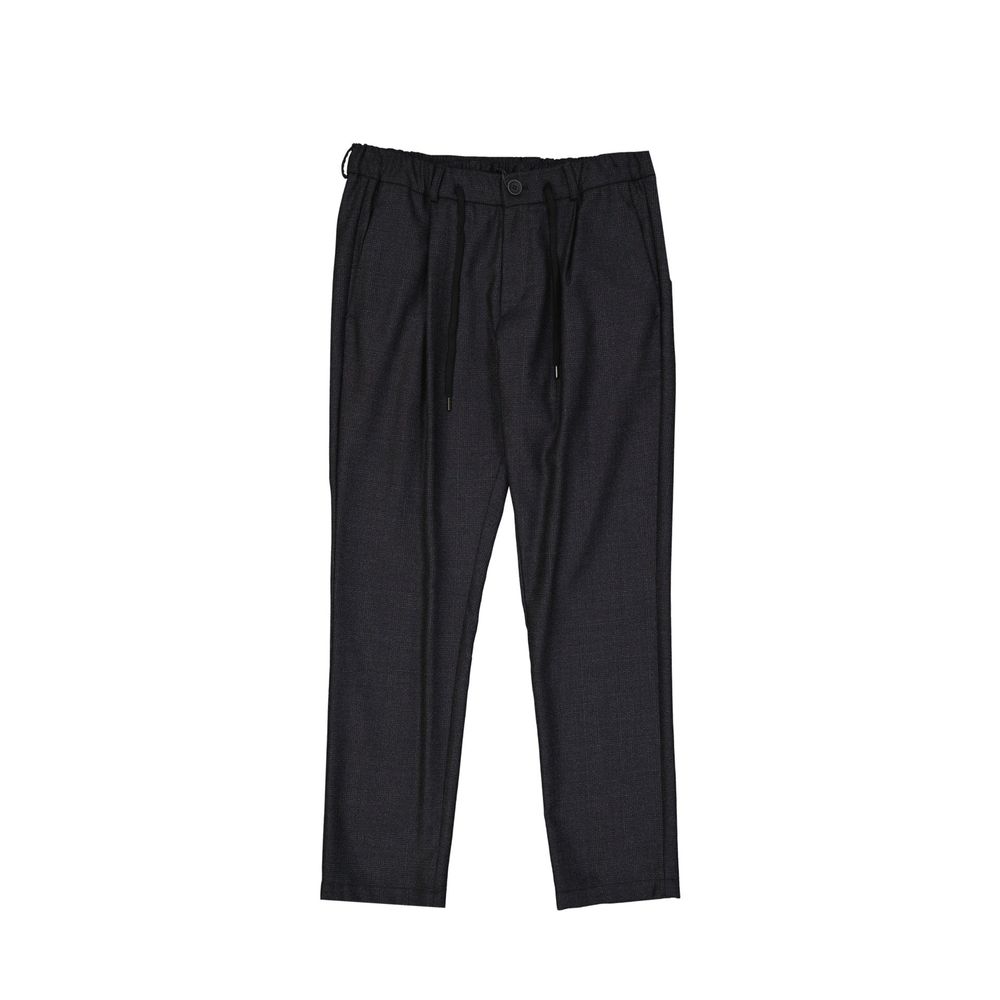Pantaloni casual in lana grigia Herno