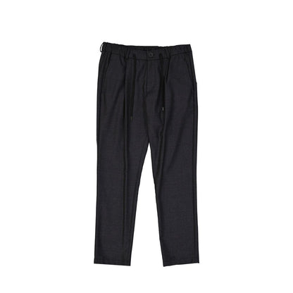 Pantaloni casual in lana grigia Herno