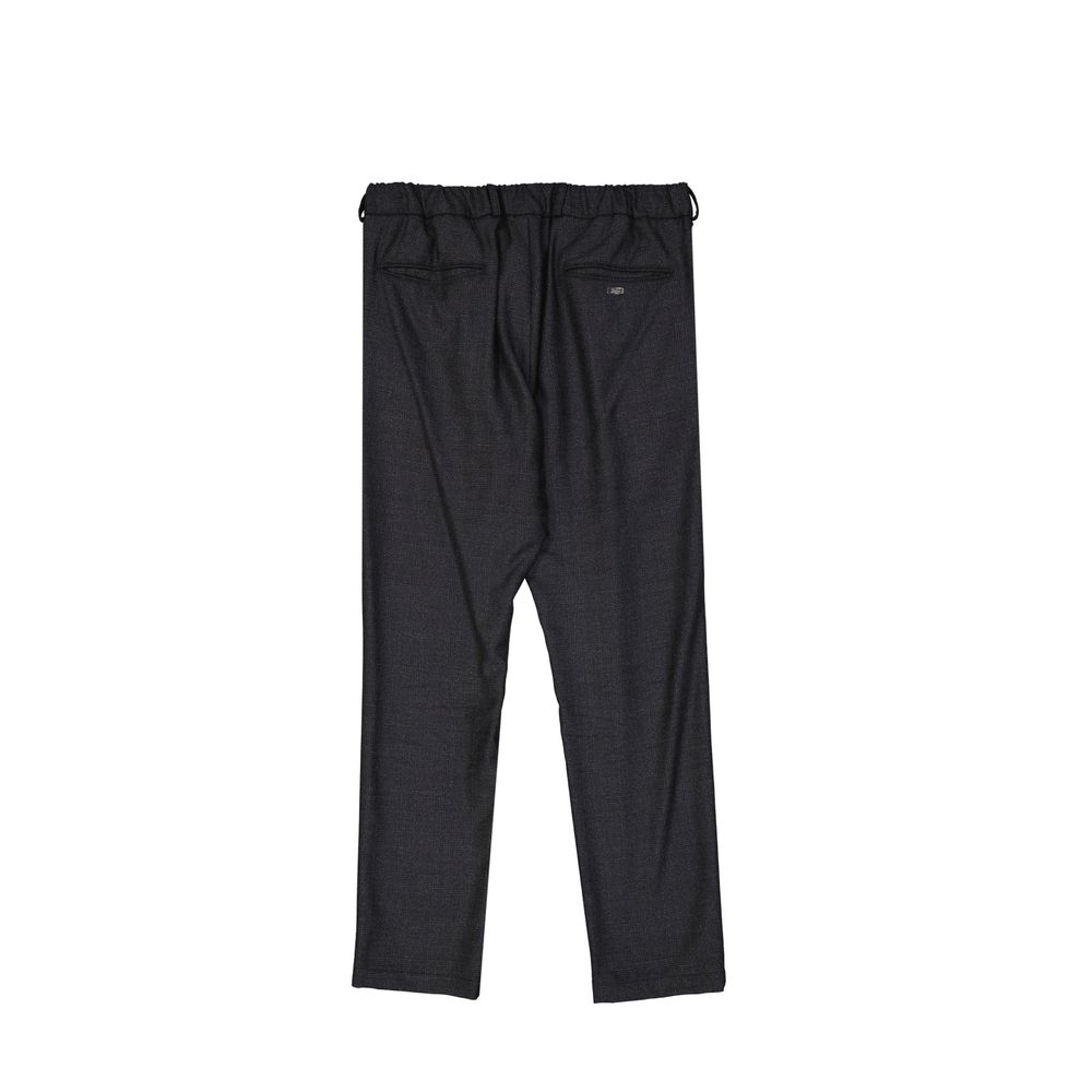 Pantaloni casual in lana grigia Herno