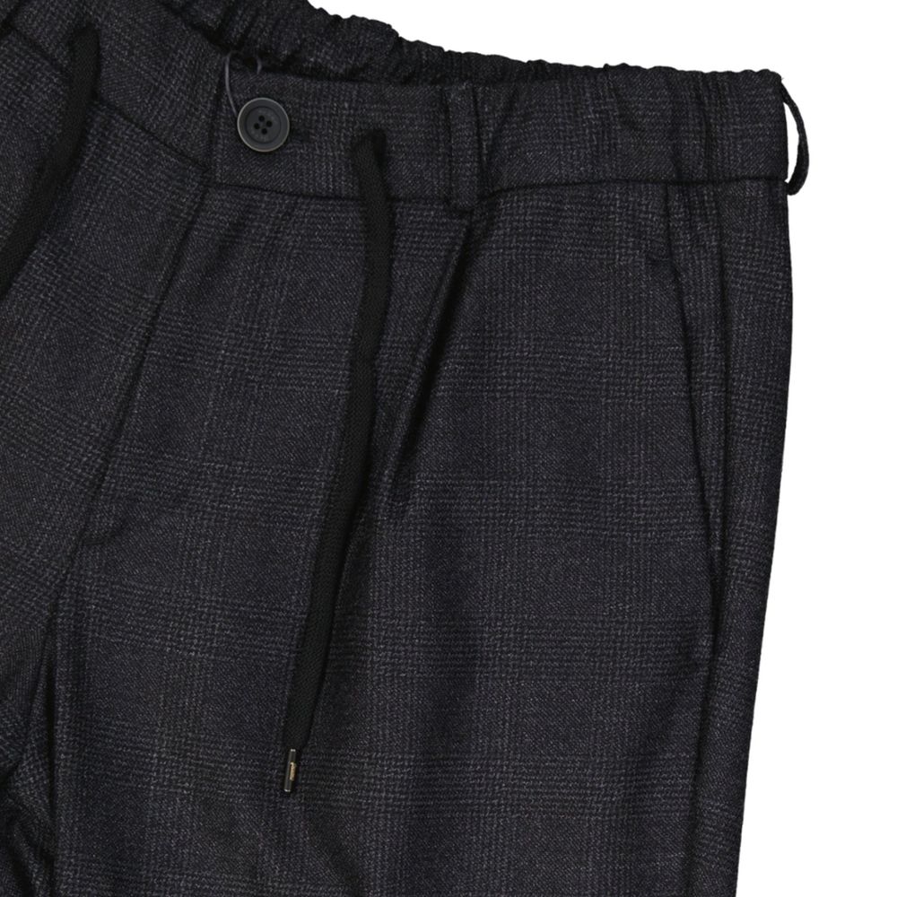 Pantaloni casual in lana grigia Herno