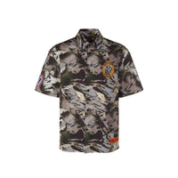 Camicia in cotone bicolore Heron Preston
