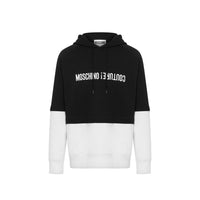 Felpa in cotone nero Moschino
